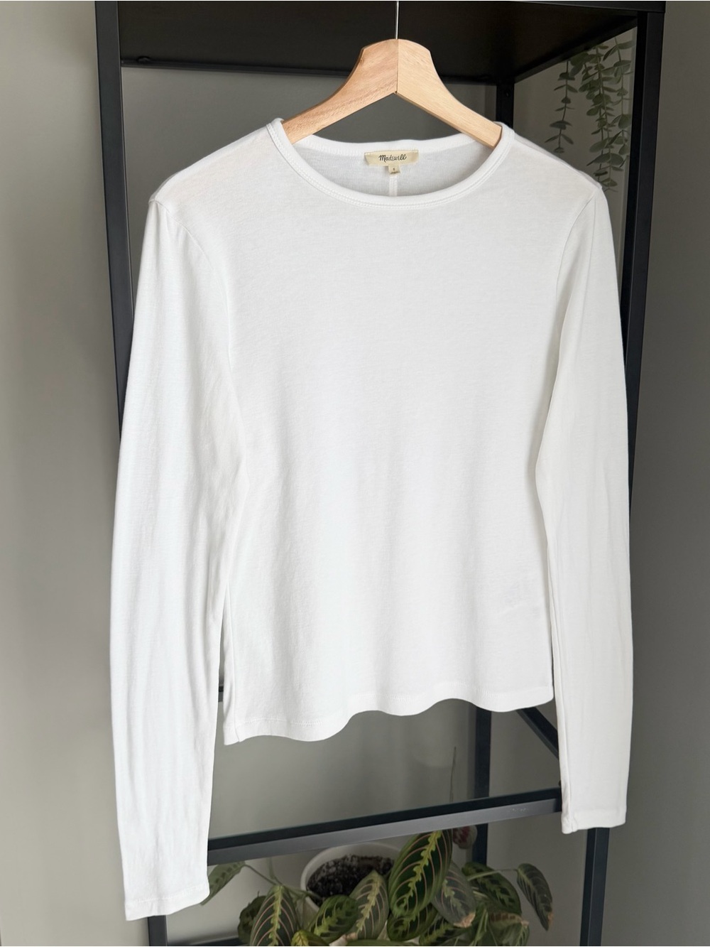 Madewell Crewneck Long Sleeve Tee in SoSoft Cotton